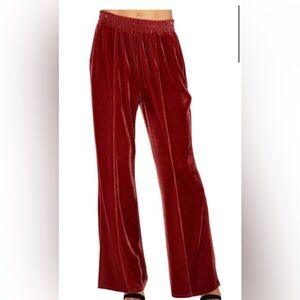 S’edge xs velvet wide leg pants nwot